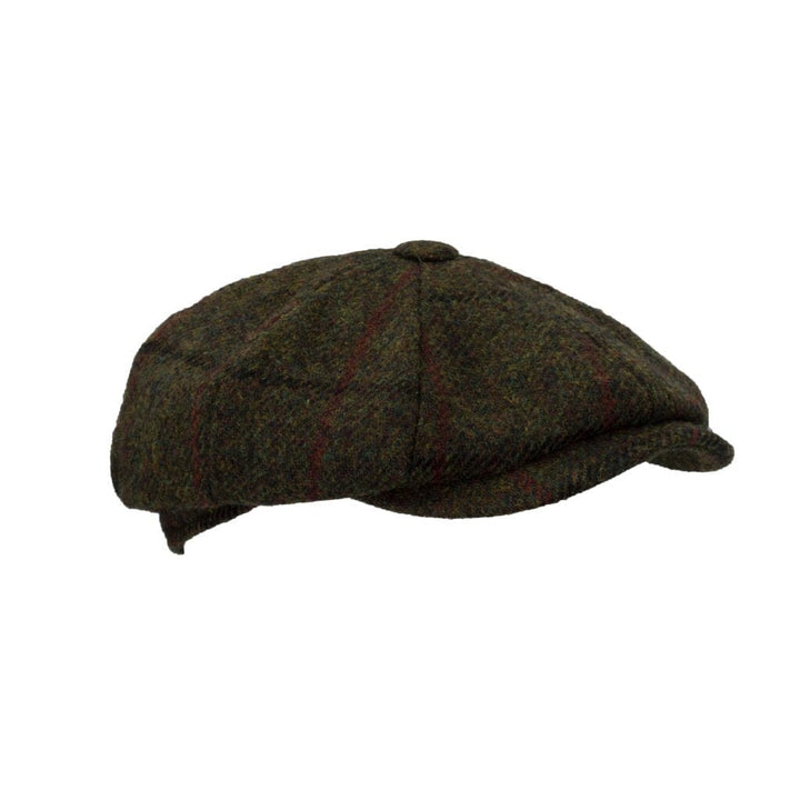 Thomas Harris Tweed Bakerboy hat, jægergrøn
