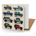 Land Rover lykønskningskort (150x150 blank)