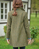 Marly Tweed Coat dame, Magee Tweed, chunky sildeben mønster