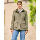Bailey Field Coat dame, Harris Tweed, light green