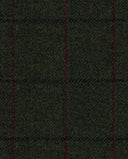 Bailey Field Coat dame, Harris Tweed, green overcheck