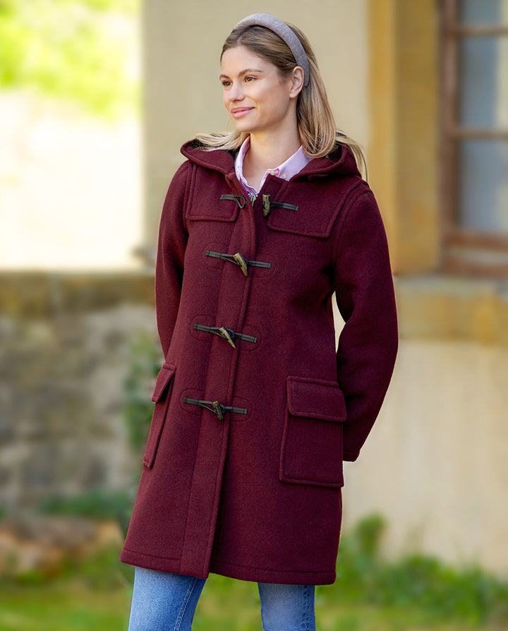 Duffle coat "Ladies's Duffle", vinrød