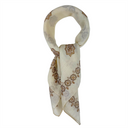 Bandana halsklud, beige mønster, bomuld