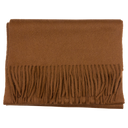 Halstørklæde, cognac, cashmere