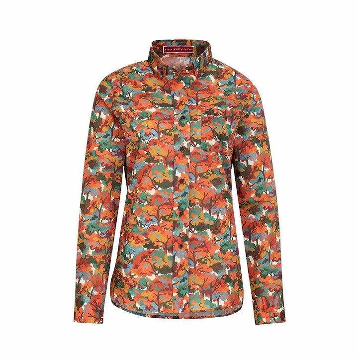 Skjorte Ladies Liberty Citycamouflage, bomuldspoplin