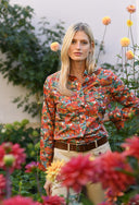 Skjorte Ladies Liberty Citycamouflage, bomuldspoplin