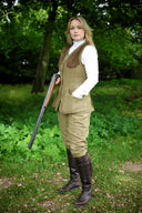 Combrook Ladies Tweed Breeks knæbukser, Grove