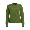 Franken & Cie Ladies Cardigan, grøn Super Geelong lammeuld