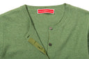 Franken & Cie Ladies Cardigan, grøn Super Geelong lammeuld