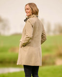 Victoria ladies coat sommerfrakke, sand