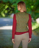 Lea tweed vest, Harris Tweed, light green, farve 630