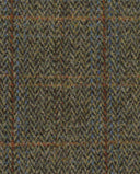 Lea tweed vest, Harris Tweed, grøn/blå herringbone