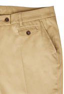 Chinos med opslag, dame, beige