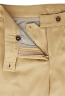 Chinos med opslag, dame, beige