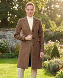 Emilia Tweed Coat dame, Harris Tweed, Herringbone Check farve 696