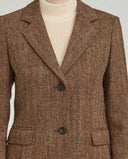 Emilia Tweed Coat dame, Harris Tweed, Herringbone Check farve 696