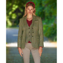 Carola blazer dame, Harris Tweed, light green 630