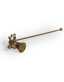 Lyseslukker med hjortehoved, antique gold