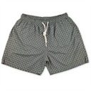 Badeshorts Italian Seventies, retro grøn med mønster