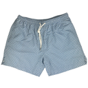 Badeshorts Italian Seventies, blå med mønster