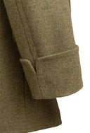 Caban dobbeltradet frakke, tysk loden, 2XL-long