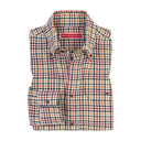 Skjorte Fritz flannel ternet, herre, bomuld/uld
