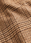 Morris Wool Silk Check Jacket, prince of wales mønster, brun