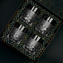 Rocks whiskyglas, gaveæske med 4 glas
