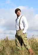 Franken & Cie Safari ridebukser, twill, herre