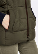 Spiddal Quilted Gilet, olive