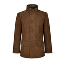 Moore Leather Jacket læderfrakke - Walnut