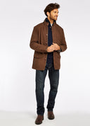 Moore Leather Jacket læderfrakke - Walnut