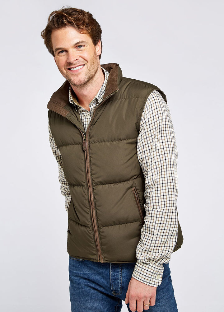 Graystown Down Gilet vest, mand, Oliven