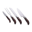 Laguiole Héritage knivsæt – 4 dele med knivblok