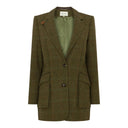 Blenheim Tweed Country Jacket, moss green check