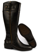 Connemara Knee High Riding Boot, sort