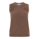 Kinalba Crew Neck Tank vest, mocha brun