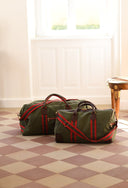 Weekender Duffle Bag Medium, grøn lærred