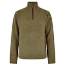 Feeney Zip Neck Sweater, Dusky Green, medium