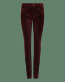 Honeysuckle, raisin, ladies bukser, babyfløjl m. stretch