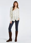 Honeysuckle, indigo, ladies bukser, babyfløjl m. stretch