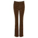 Elderflower, mocha, ladies boot cut fløjlsbukser, babyfløjl m. stretch