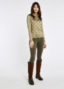 Pepperwort Women's water repellent leggings, Olive