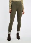 Pepperwort Women's water repellent leggings, Olive