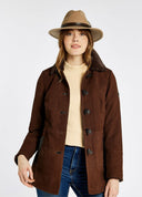 Clarke Ladies Leather Jacket læderfrakke - Walnut