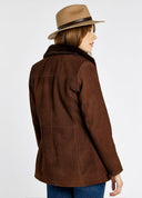 Clarke Ladies Leather Jacket læderfrakke - Walnut