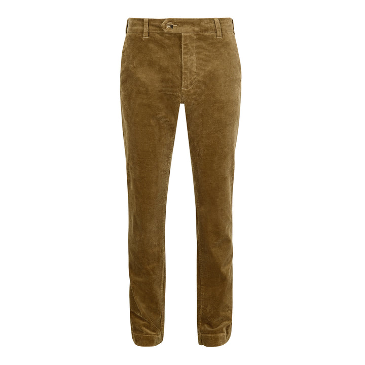 Stride mens fløjlsbukser, whisky m. stretch