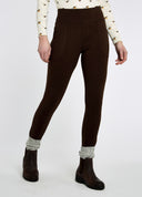 Pepperwort Women's water repellent leggings, Bourbon