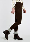 Pepperwort Women's water repellent leggings, Bourbon