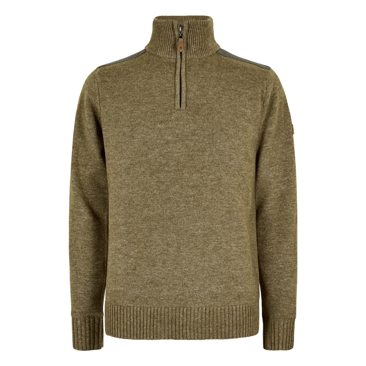 Doherty Zip Neck Sweater - Grøn
